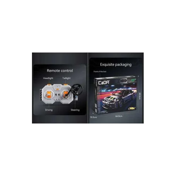 Voiture RUF GT CaDA | 1515 Briques de Construction | Dès 8 ans