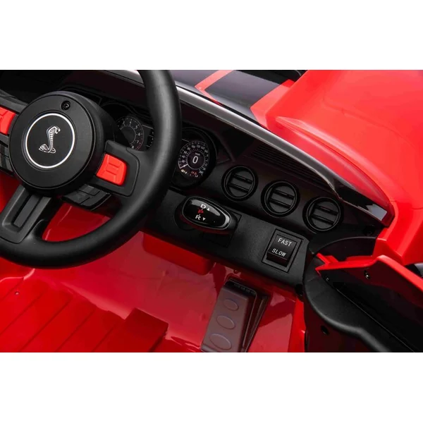 Voiture électrique Ford Shelby Mustang GT 500 Cobra, rouge, télécommande 2,4 GHz