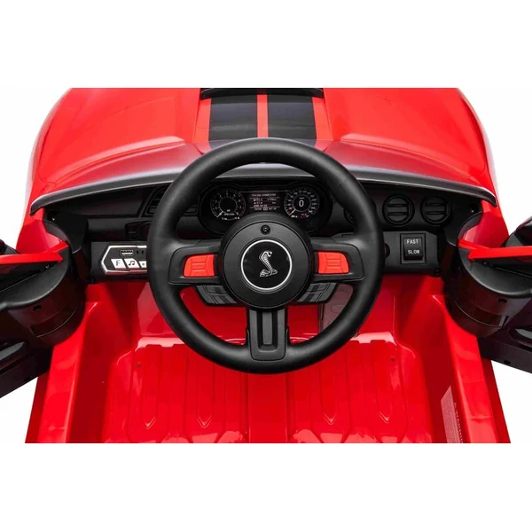 Voiture électrique Ford Shelby Mustang GT 500 Cobra, rouge, télécommande 2,4 GHz