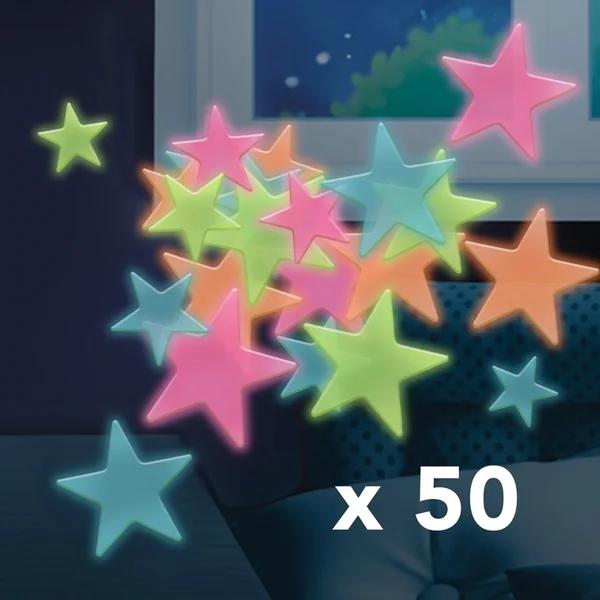 Étoiles - décoration lumineuse colorée